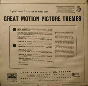 Various ‎– Original Sound Tracks And Hit Music From Great Motion Picture Themes