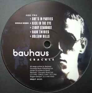 Bauhaus - Best Of Bauhaus << Crackle >> (2xLP, Comp, RM, Rub)