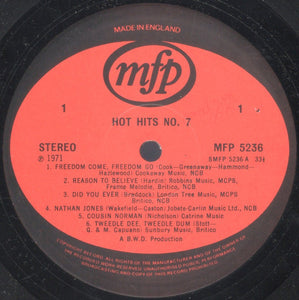 Unknown Artist ‎– Hot Hits 7