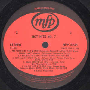 Unknown Artist ‎– Hot Hits 7
