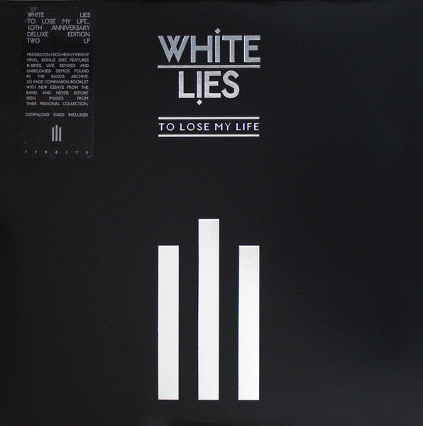 White Lies (2) ‎– To Lose My Life...