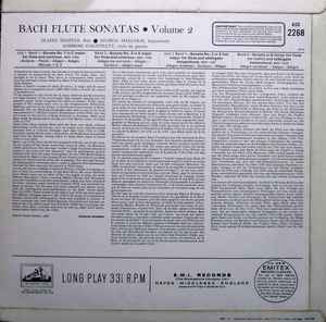 Bach, Elaine Shaffer, George Malcolm, Ambrose Gauntlett – Bach Flute Sonatas Volume 2