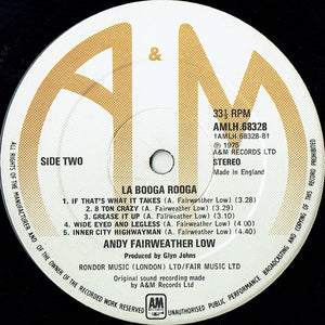 Andy Fairweather Low* – La Booga Rooga