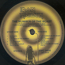 Load image into Gallery viewer, Iron Maiden ‎– The Number Of The Beast