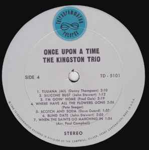 Kingston Trio - Once Upon A Time (2xLP, Album, Gat)