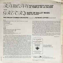 Load image into Gallery viewer, Jean-Philippe Rameau - Raymond Leppard - English Chamber Orchestra - Le Temple De La Gloire (LP, RP)