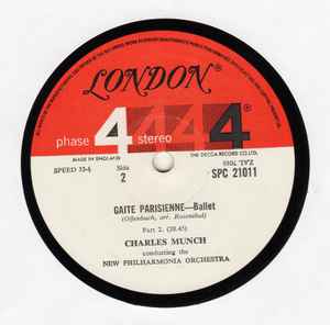 Offenbach* - Charles Munch, New Philharmonia Orchestra – Gaite Parisienne