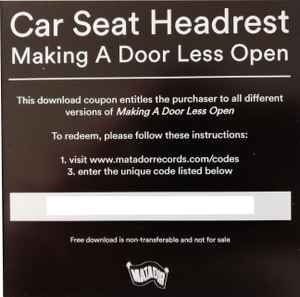 Car Seat Headrest – Making A Door Less Open
