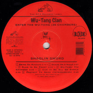 Wu-Tang Clan - Enter The Wu-Tang (36 Chambers) ( Vinyl )