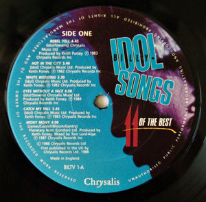 Billy Idol – Idol Songs - 11 Of The Best