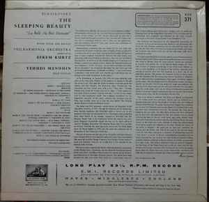 Pyotr Ilyich Tchaikovsky, Efrem Kurtz, Yehudi Menuhin, Philharmonia Orchestra – The Sleeping Beauty. Suitr From The Ballet