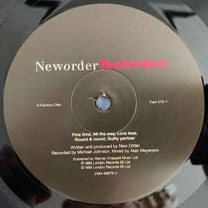 Neworder* – Technique