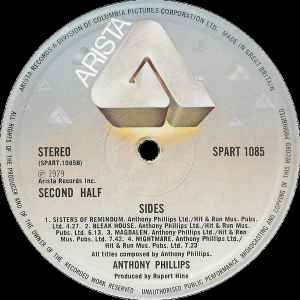 Anthony Phillips – Sides / Private Parts & Pieces