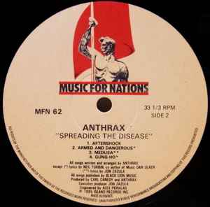 Anthrax - Spreading The Disease (LP, Album)