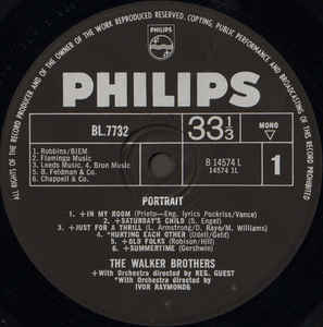 The Walker Brothers ‎– Portrait