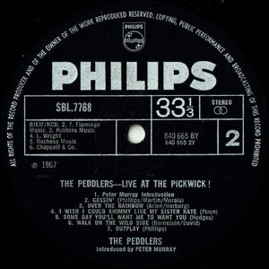 The Peddlers - Live At The Pickwick! (LP, Album, Fli)