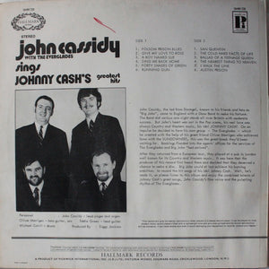 John Cassidy (2) With The Everglades – Sings Johnny Cash's Greatest Hits