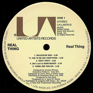 Real Thing ‎– Real Thin