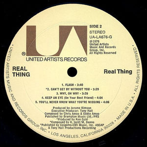 Real Thing ‎– Real Thin