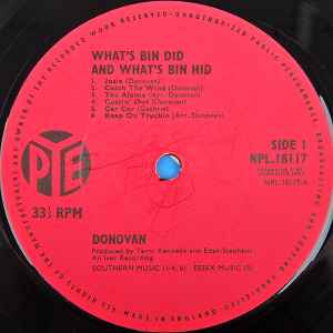 Donovan - What's Bin Did And What's Bin Hid (LP, Album, Mono)