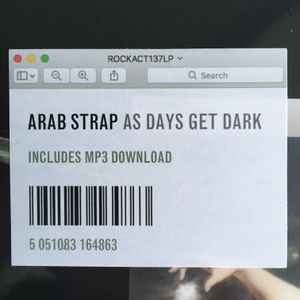 Arab Strap ‎– As Days Get Dark