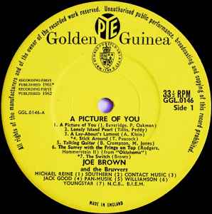 Joe Brown And The Bruvvers - A Picture Of You (LP, Comp, Mono)