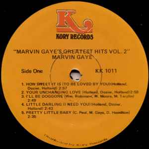 Marvin Gaye - Marvin Gaye's Greatest Hits Volume 2 (LP, Comp, RP)