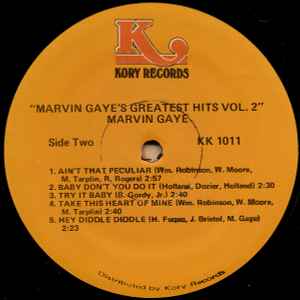 Marvin Gaye - Marvin Gaye's Greatest Hits Volume 2 (LP, Comp, RP)