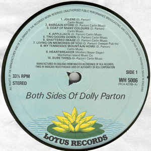 Dolly Parton ‎– Both Sides Of Dolly Parton