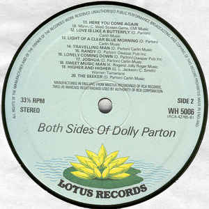 Dolly Parton ‎– Both Sides Of Dolly Parton