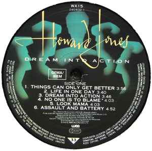 Howard Jones - Dream Into Action (LP, Album, RE, RP)