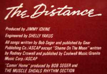 Load image into Gallery viewer, Bob Seger &amp; The Silver Bullet Band* – The Distance
