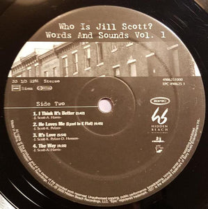 Jill Scott ‎– Who Is Jill Scott? - Words And Sounds Vol. 1