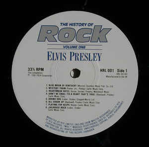 Elvis Presley ‎– The History Of Rock (Volume One)