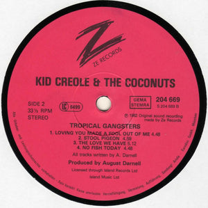 Kid Creole & The Coconuts* ‎– Tropical Gangsters