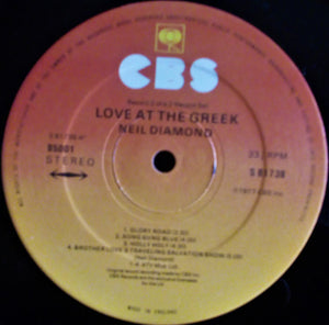 Neil Diamond ‎– Love At The Greek