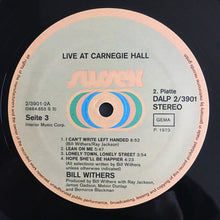 Load image into Gallery viewer, Bill Withers ‎– Bill Withers Live At Carnegie Hall