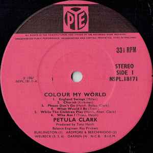 Petula Clark – Colour My World