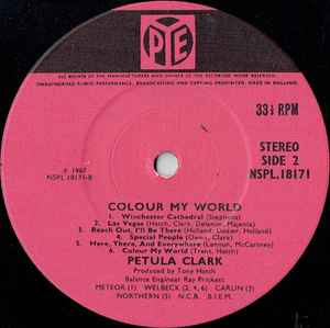 Petula Clark – Colour My World