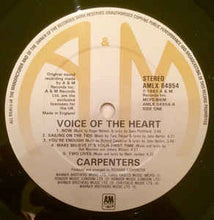 Load image into Gallery viewer, Carpenters ‎– Voice Of The Heart