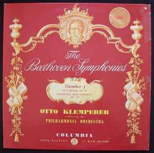Beethoven* - Otto Klemperer Conducting The Philharmonia Orchestra – The Beethoven Symphonies: Number 5 In C Minor Op. 67 / Overture 'King Stephen' Op. 117