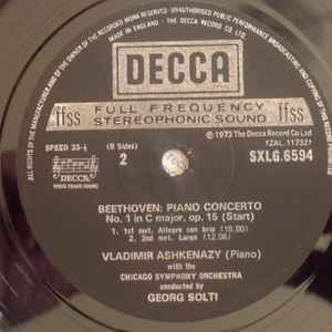 Beethoven*, Vladimir Ashkenazy, Chicago Symphony Orchestra*, Sir Georg Solti* - The Five Piano Concertos (4xLP + Box)