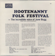 Load image into Gallery viewer, June Bugg  – Hootenanny Folk Festival - The Incredible Voice Of June Bugg