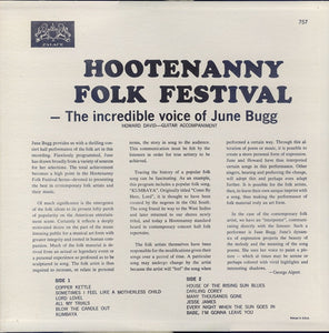 June Bugg  – Hootenanny Folk Festival - The Incredible Voice Of June Bugg