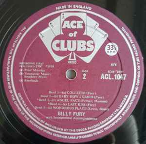Billy Fury - Billy Fury (LP, Album)