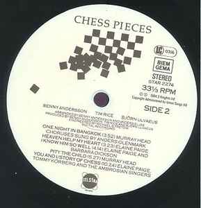 Benny Andersson, Tim Rice, Björn Ulvaeus - Chess Pieces (LP, Album, Comp)