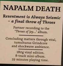 Load image into Gallery viewer, Napalm Death - Resentment Is Always Seismic – A Final Throw Of Throes (LP, MiniAlbum)
