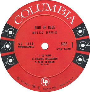 MILES DAVIS - KIND OF BLUE ( Vinyl )