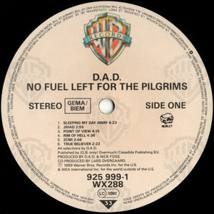 D.A.D. - No Fuel Left For The Pilgrims (LP, Album)