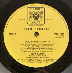 Roy Budd ‎– Pick Yourself Up!!